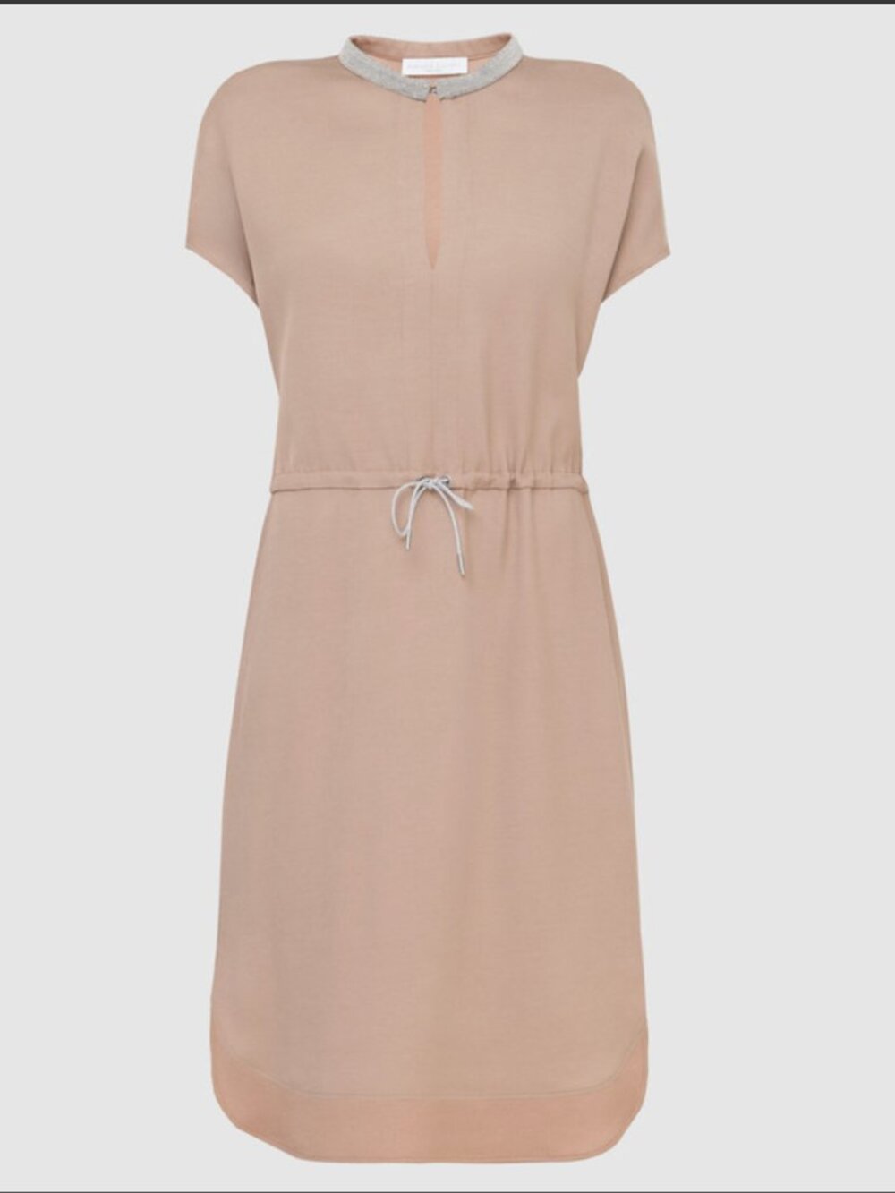 Fabiana Filippi Dress w Metallic Collar EU36